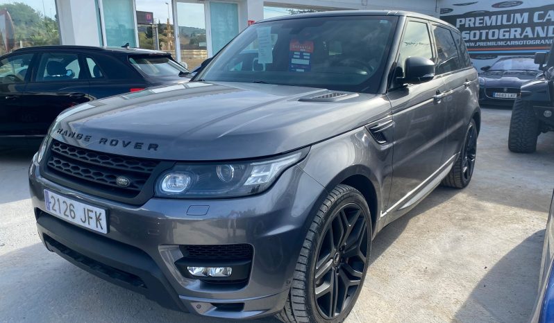 (VENDIDO) RANGE ROVER SPORT AUTOBIOGRAPHI 4.4 V8 D 340 CV AÑO 2015 FULL lleno