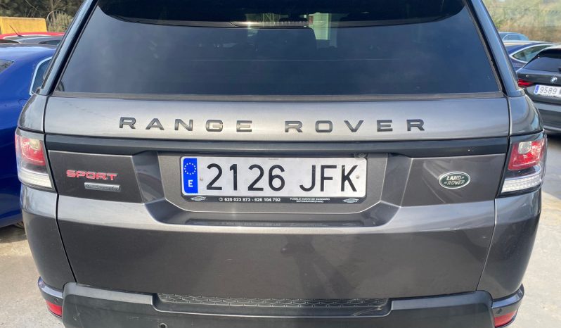 (VENDIDO) RANGE ROVER SPORT AUTOBIOGRAPHI 4.4 V8 D 340 CV AÑO 2015 FULL lleno