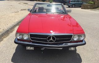 MERCEDES  500 SL (PAGODA) 5.0 V8 1984 MATRICULA HISTORICA 185 CV lleno