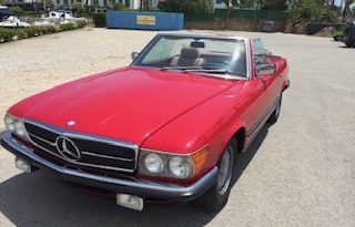 MERCEDES  500 SL (PAGODA) 5.0 V8 1984 MATRICULA HISTORICA 185 CV lleno