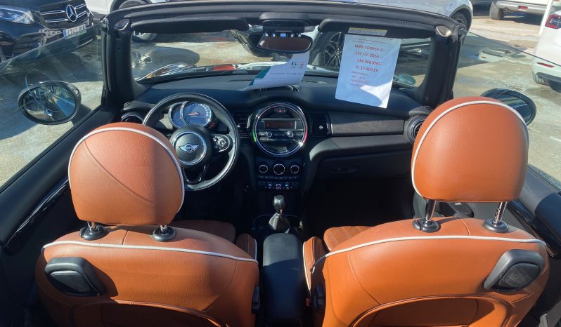 MINI COOPER S CABRIOLET 2016  192 CV lleno